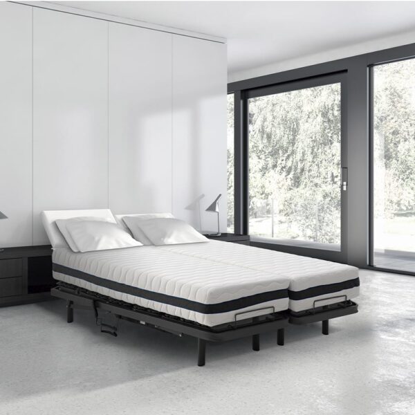 Pack cama articulada + colchón Pirámide