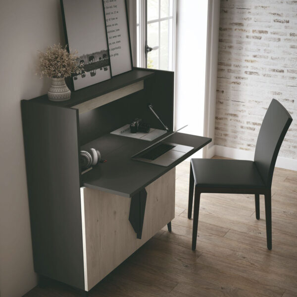 Escritorio aparador con puerta abatible