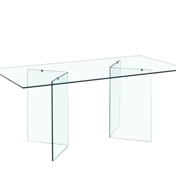 Mesa OTISH, cristal 180x90 cms