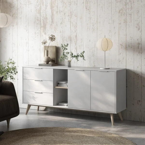 APARADOR CAMPUS 2P2H3C BLANCO/CERA BLANCA