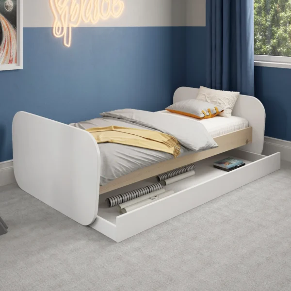 BICAMA ESTEBAN 200/190X90 BLANCO/CERA BLANCA C/SM