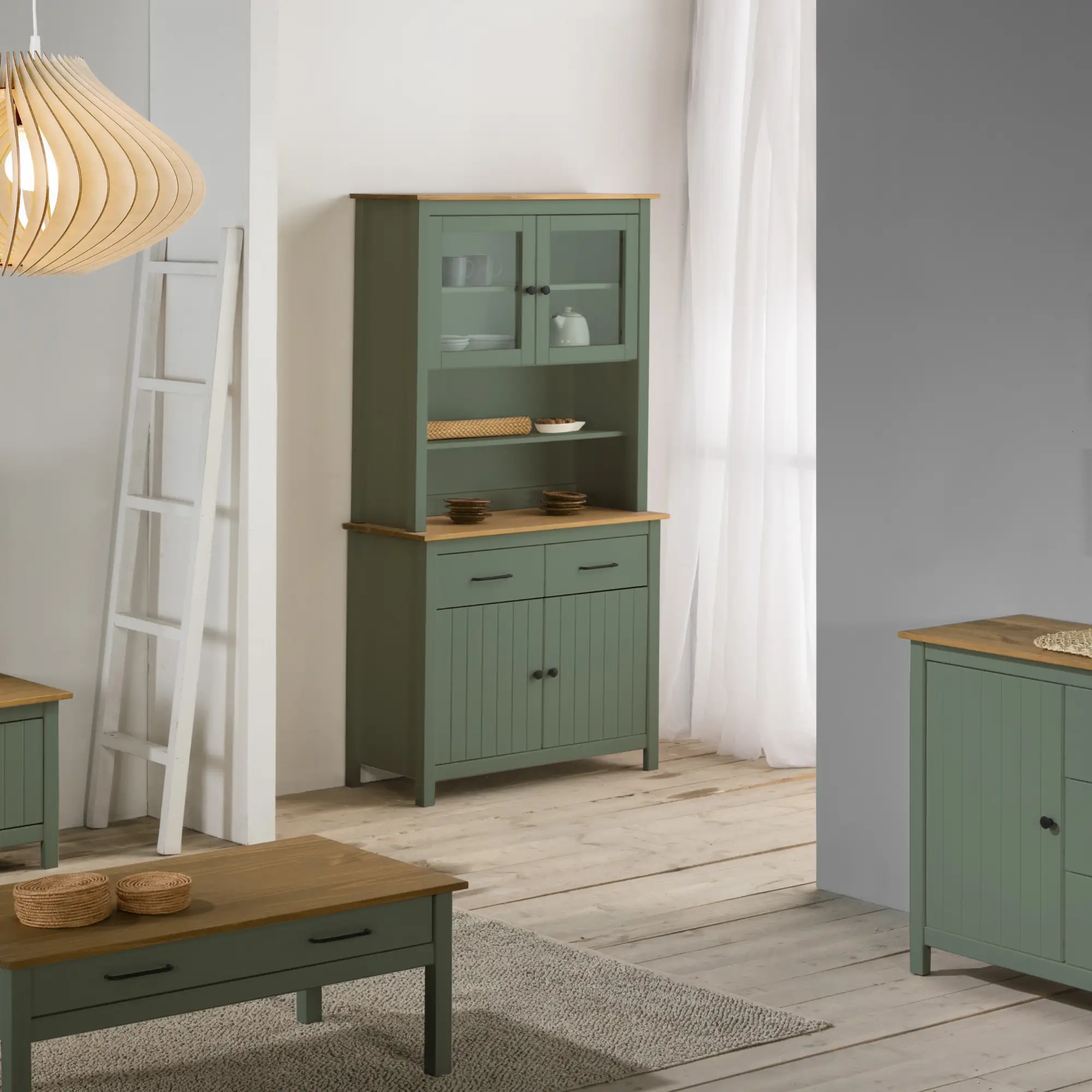 BUFFET MIRANDA 2PCR2P2C VERDE 5615/CERA