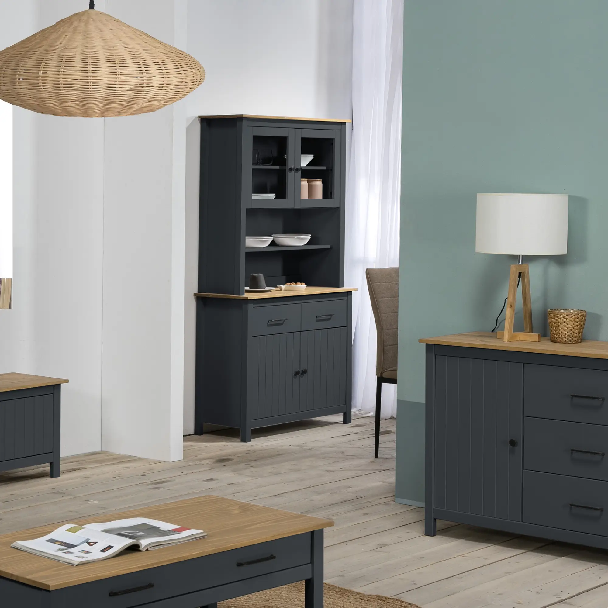 BUFFET MIRANDA 2PCR2P2C AZUL 7546 /CERA