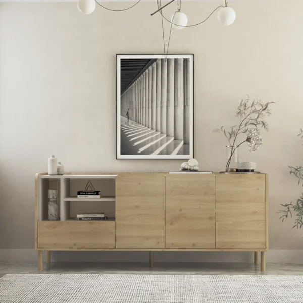 APARADOR MONZA 3P1C3H ROBLE CADIZ/VISON