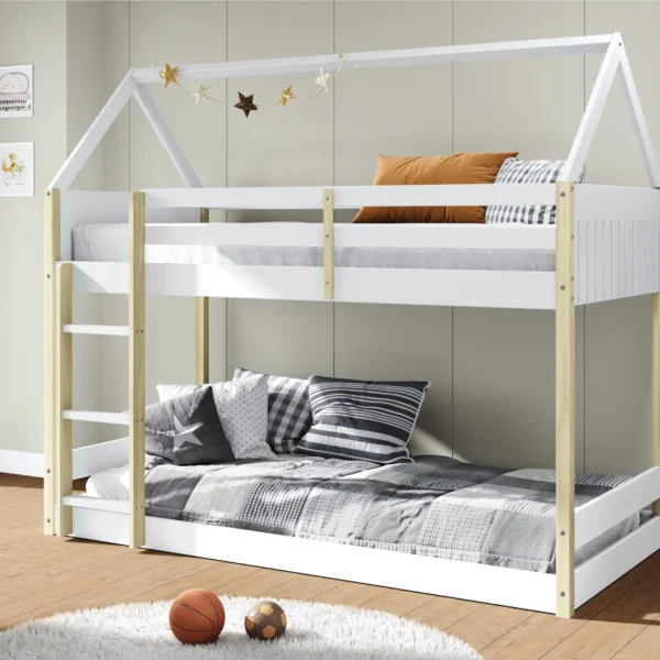 LITERA-MONTESSORI SILA C/CASITA BLANCO/CERA BLANCA