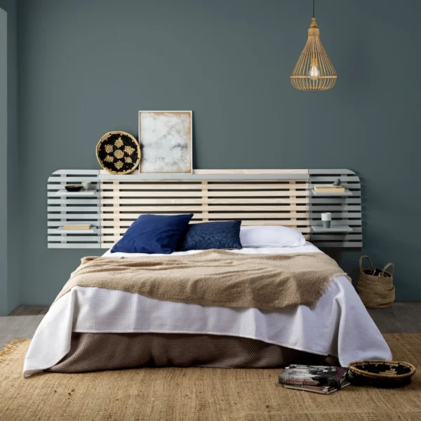 CABEZAL 240 DIMAS CERA BLANCA/GRIS