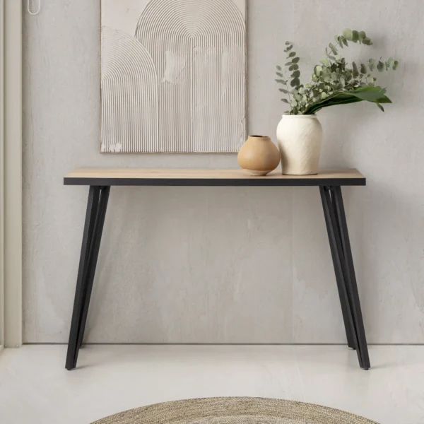 CONSOLA SINDI ME 120X40 NATURAL/CANTO BOCAMINA