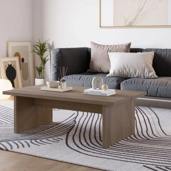 MESA CENTRO RECT. LOANA 120CM ROBLE-UD