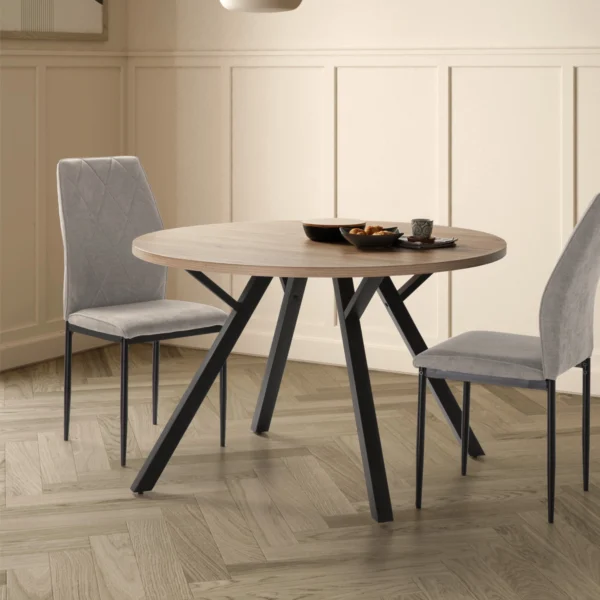 MESA REDONDA BENI 120CM NATURAL